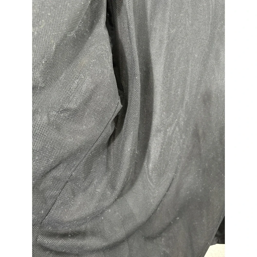 Abacus Jacket Mens 2XL Black Stretch Dry Full Zip‎ Windbreaker Golf Outdoor Coat